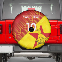 Custom Zimbabwe Cricket Spare Tire Cover Flame Warriors Zimbabwe Spirit - Wonder Print Shop