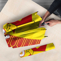 Custom Zimbabwe Cricket Umbrella Flame Warriors Zimbabwe Spirit - Wonder Print Shop