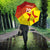 Custom Zimbabwe Cricket Umbrella Flame Warriors Zimbabwe Spirit - Wonder Print Shop
