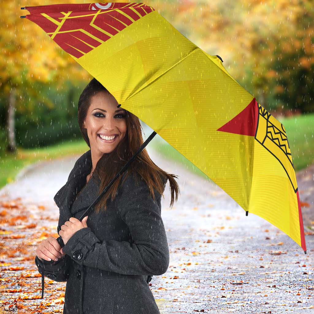 Custom Zimbabwe Cricket Umbrella Flame Warriors Zimbabwe Spirit - Wonder Print Shop