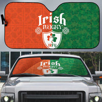 Irish Rugby Auto Sun Shade Shamrock with Celtics Vibes The Half Style - Wonder Print Shop