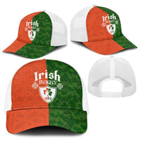Irish Rugby Baseball Net Cap Shamrock with Celtics Vibes The Half Style - Wonder Print Shop