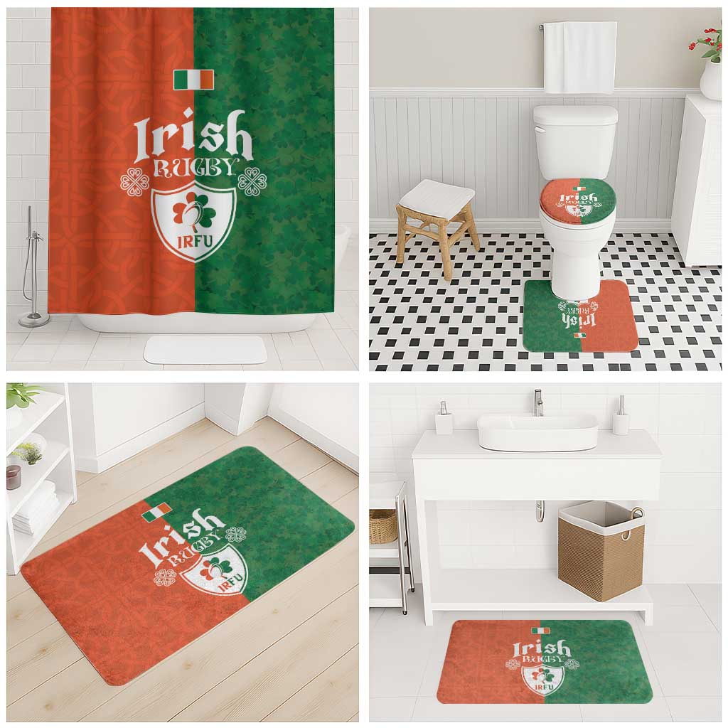 Irish Rugby Bathroom Set Shamrock with Celtics Vibes The Half Style - Wonder Print Shop