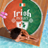 Irish Rugby Beach Blanket Shamrock with Celtics Vibes The Half Style - Wonder Print Shop