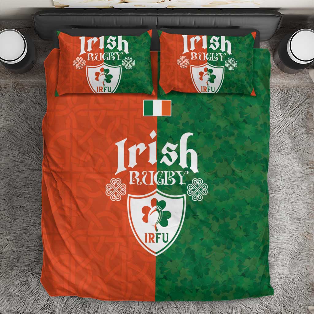 Irish Rugby Bedding Set Shamrock with Celtics Vibes The Half Style - Wonder Print Shop