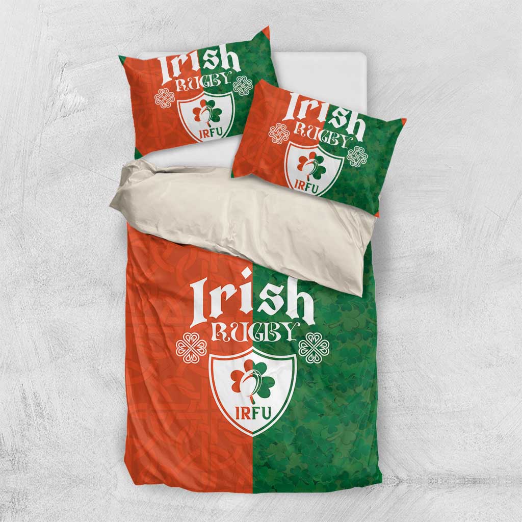 Irish Rugby Bedding Set Shamrock with Celtics Vibes The Half Style - Wonder Print Shop