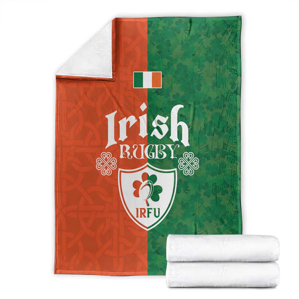 Irish Rugby Blanket Shamrock with Celtics Vibes The Half Style - Wonder Print Shop