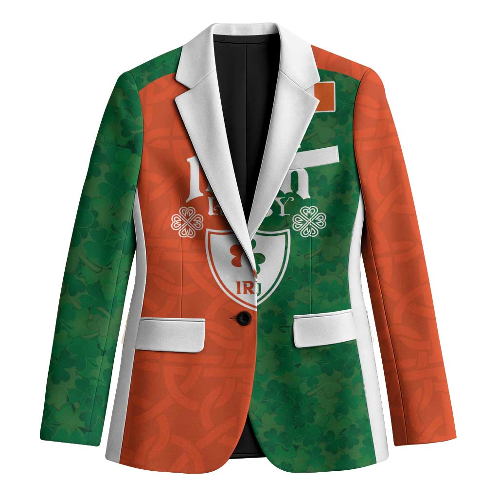Custom Irish Rugby Blazer Shamrock with Celtics Vibes The Half Style - Wonder Print Shop