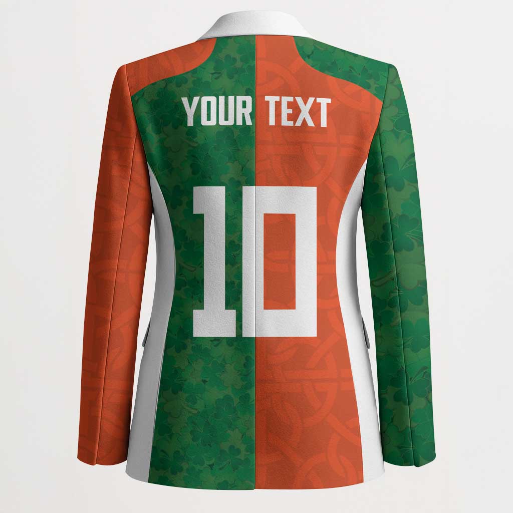 Custom Irish Rugby Blazer Shamrock with Celtics Vibes The Half Style - Wonder Print Shop
