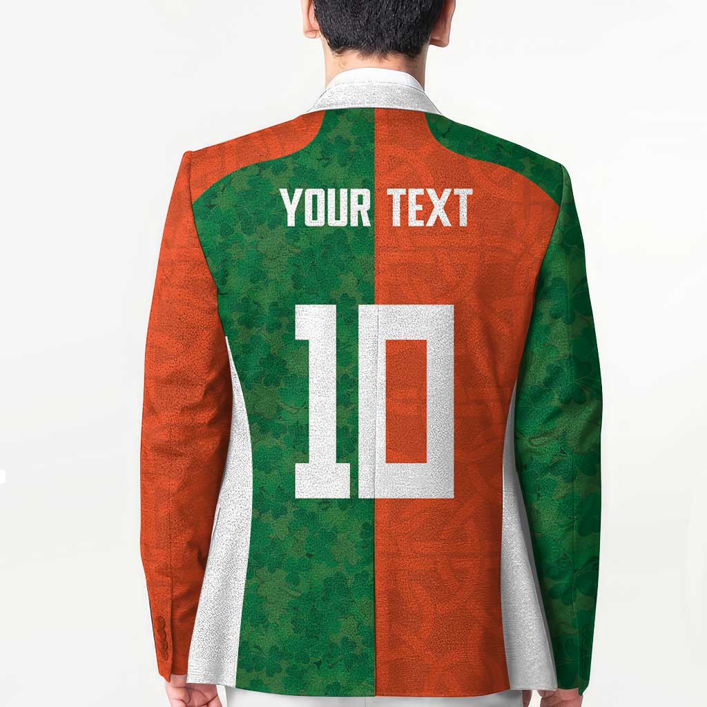 Custom Irish Rugby Blazer Shamrock with Celtics Vibes The Half Style - Wonder Print Shop