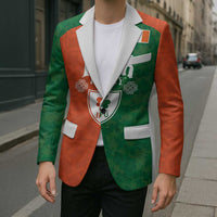 Custom Irish Rugby Blazer Shamrock with Celtics Vibes The Half Style - Wonder Print Shop