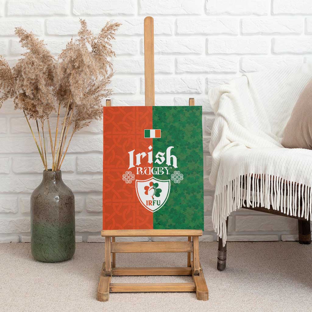 Irish Rugby Canvas Wall Art Shamrock with Celtics Vibes The Half Style - Wonder Print Shop