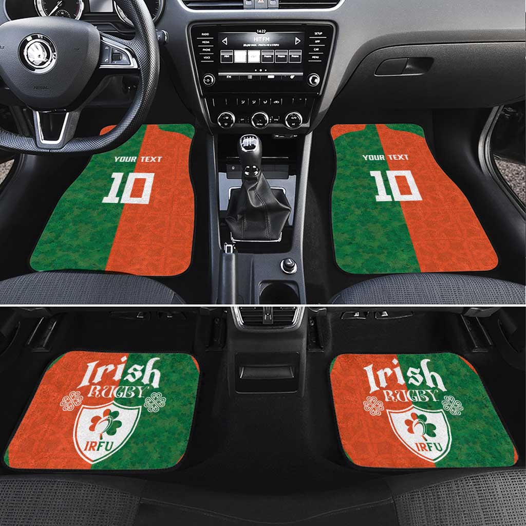 Irish Rugby Car Mats Shamrock with Celtics Vibes The Half Style - Wonder Print Shop