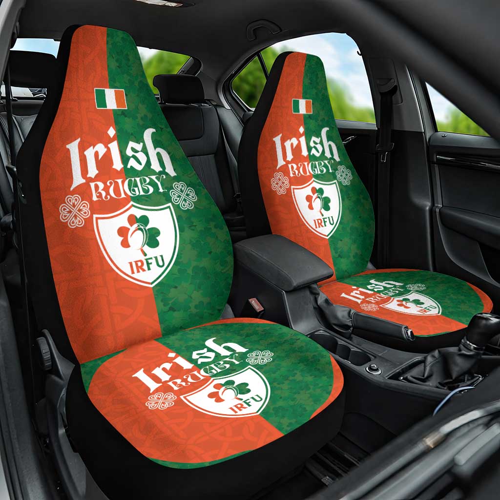 Irish Rugby Car Seat Cover Shamrock with Celtics Vibes The Half Style - Wonder Print Shop