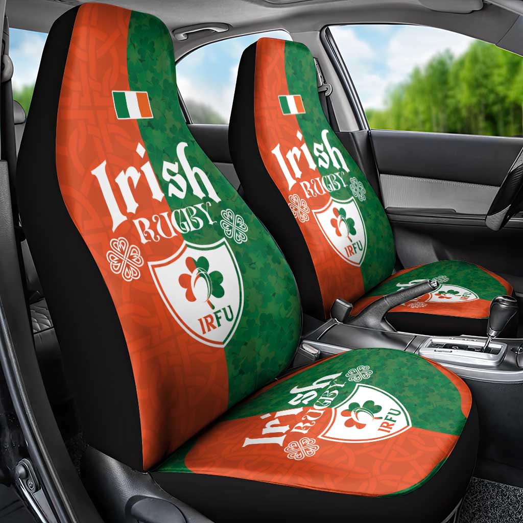 Irish Rugby Car Seat Cover Shamrock with Celtics Vibes The Half Style - Wonder Print Shop