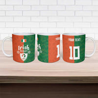 Custom Irish Rugby Ceramic Mug Shamrock with Celtics Vibes The Half Style - Wonder Print Shop