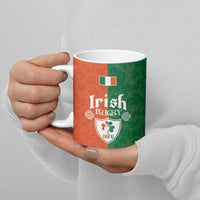 Custom Irish Rugby Ceramic Mug Shamrock with Celtics Vibes The Half Style - Wonder Print Shop