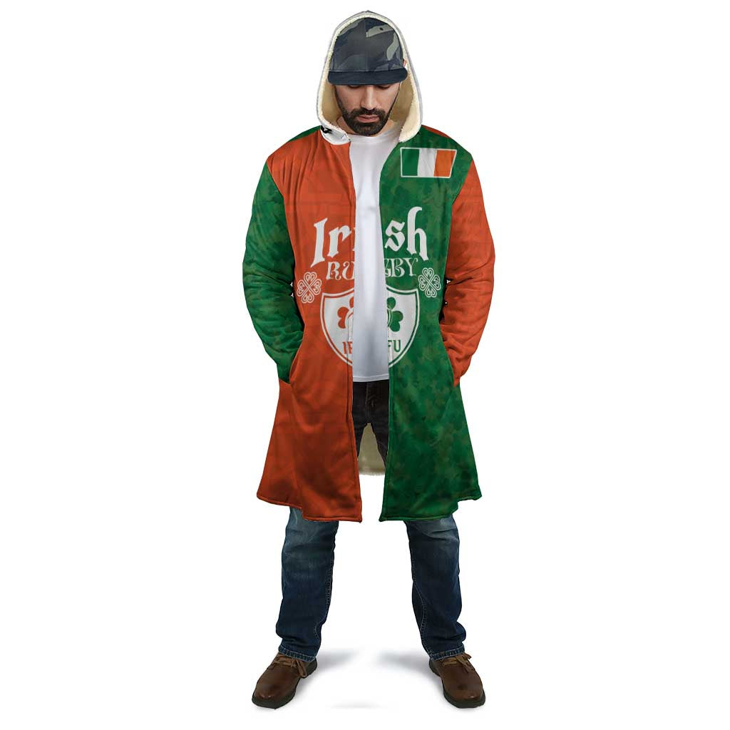 Custom Irish Rugby Cloak Shamrock with Celtics Vibes The Half Style - Wonder Print Shop