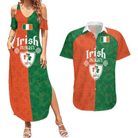 Custom Irish Rugby Couples Matching Summer Maxi Dress and Hawaiian Shirt Shamrock with Celtics Vibes The Half Style - Wonder Print Shop