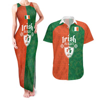 Custom Irish Rugby Couples Matching Tank Maxi Dress and Hawaiian Shirt Shamrock with Celtics Vibes The Half Style - Wonder Print Shop