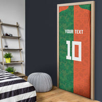 Custom Irish Rugby Door Cover Shamrock with Celtics Vibes The Half Style - Wonder Print Shop