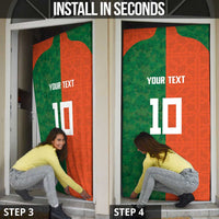 Custom Irish Rugby Door Cover Shamrock with Celtics Vibes The Half Style - Wonder Print Shop