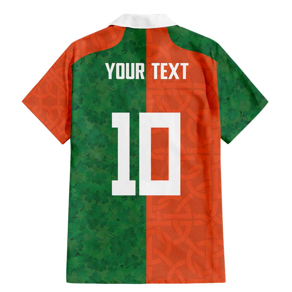 Custom Irish Rugby Family Matching Mermaid Dress and Hawaiian Shirt Shamrock with Celtics Vibes The Half Style - Wonder Print Shop