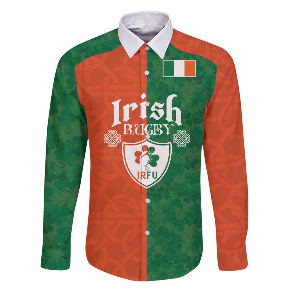 Custom Irish Rugby Family Matching Mermaid Dress and Hawaiian Shirt Shamrock with Celtics Vibes The Half Style - Wonder Print Shop