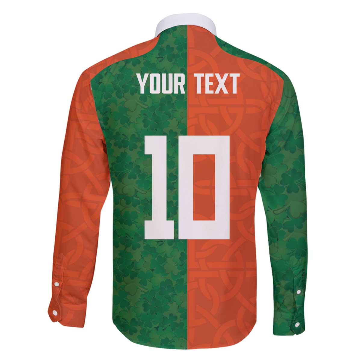 Custom Irish Rugby Family Matching Off The Shoulder Long Sleeve Dress and Hawaiian Shirt Shamrock with Celtics Vibes The Half Style - Wonder Print Shop