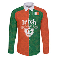 Custom Irish Rugby Family Matching Puletasi and Hawaiian Shirt Shamrock with Celtics Vibes The Half Style - Wonder Print Shop