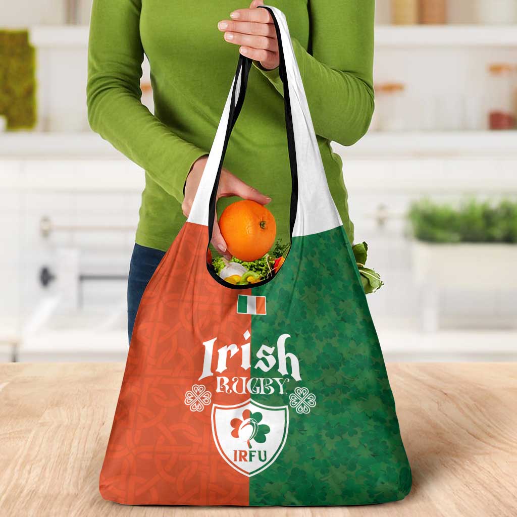 Irish Rugby Grocery Bag Shamrock with Celtics Vibes The Half Style - Wonder Print Shop