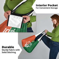 Irish Rugby Grocery Bag Shamrock with Celtics Vibes The Half Style - Wonder Print Shop