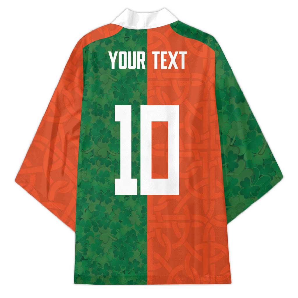 Custom Irish Rugby Kimono Shamrock with Celtics Vibes The Half Style - Wonder Print Shop