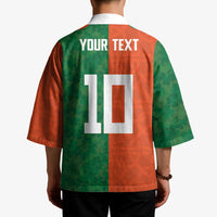 Custom Irish Rugby Kimono Shamrock with Celtics Vibes The Half Style - Wonder Print Shop