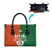 Irish Rugby Leather Bag Shamrock with Celtics Vibes The Half Style - Wonder Print Shop