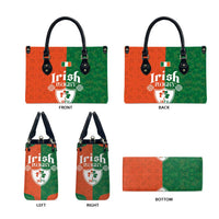 Irish Rugby Leather Bag Shamrock with Celtics Vibes The Half Style - Wonder Print Shop