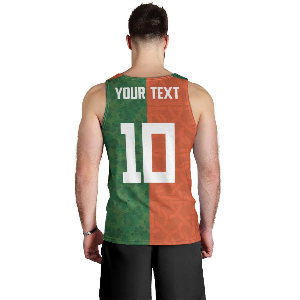 Custom Irish Rugby Men Tank Top Shamrock with Celtics Vibes The Half Style - Wonder Print Shop
