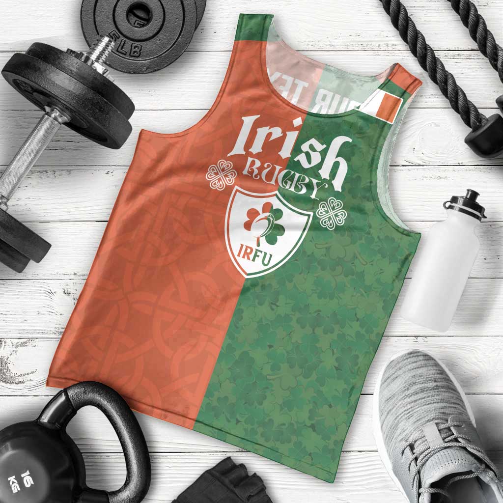 Custom Irish Rugby Men Tank Top Shamrock with Celtics Vibes The Half Style - Wonder Print Shop
