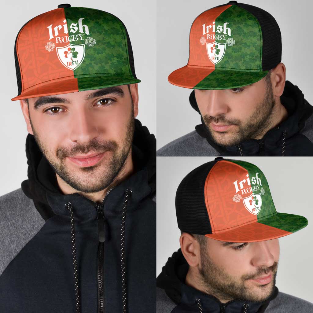 Irish Rugby Mesh Trucker Cap Shamrock with Celtics Vibes The Half Style - Wonder Print Shop