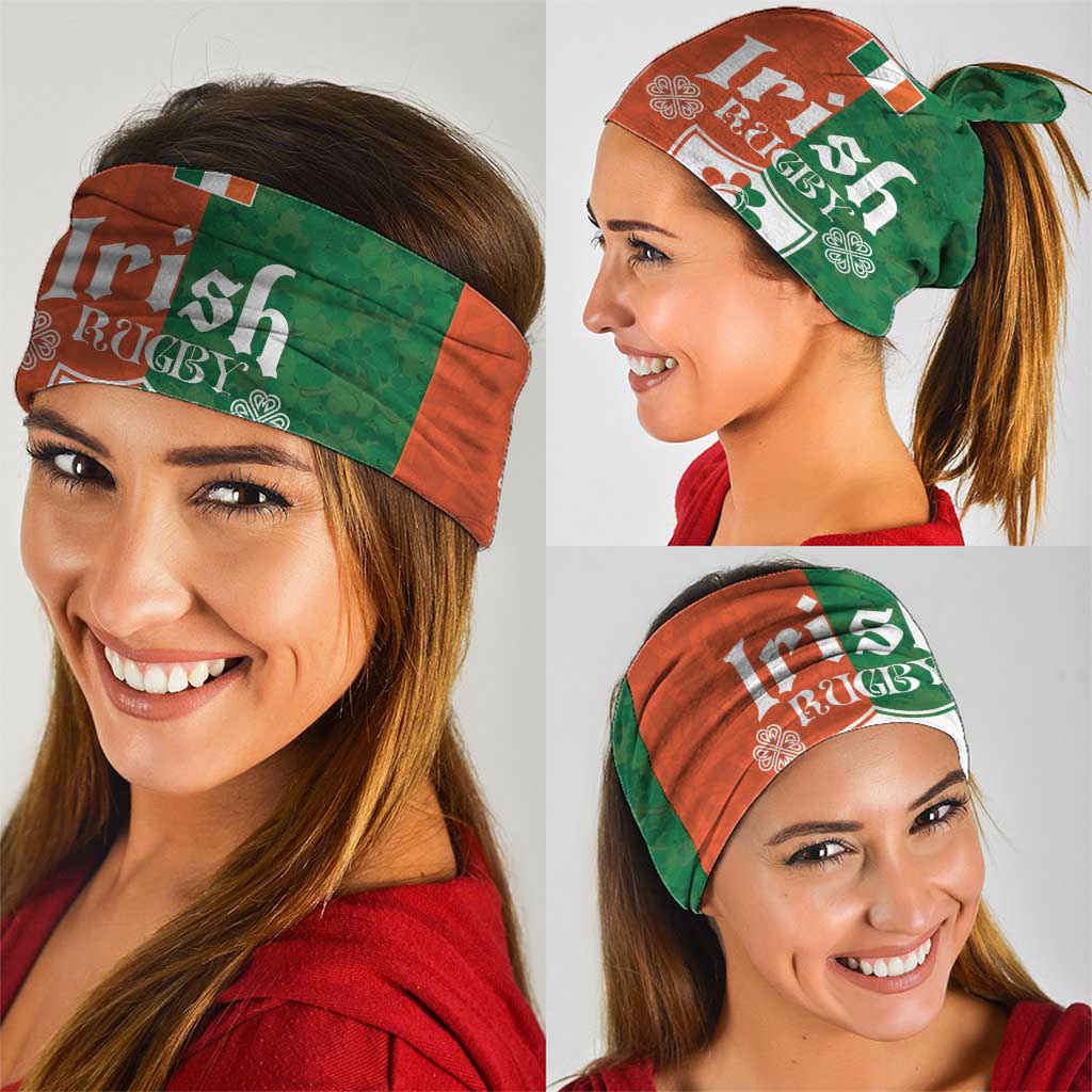 Irish Rugby Neck Gaiter Shamrock with Celtics Vibes The Half Style - Wonder Print Shop