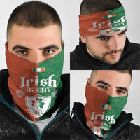 Irish Rugby Neck Gaiter Shamrock with Celtics Vibes The Half Style - Wonder Print Shop