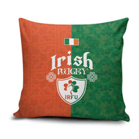 Irish Rugby Pillow Cover Shamrock with Celtics Vibes The Half Style - Wonder Print Shop
