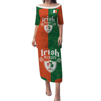 Custom Irish Rugby Puletasi Shamrock with Celtics Vibes The Half Style - Wonder Print Shop