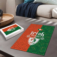 Irish Rugby Puzzle Shamrock with Celtics Vibes The Half Style - Wonder Print Shop
