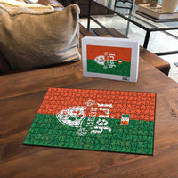 Irish Rugby Puzzle Shamrock with Celtics Vibes The Half Style - Wonder Print Shop