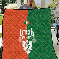 Irish Rugby Quilt Shamrock with Celtics Vibes The Half Style - Wonder Print Shop