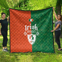 Irish Rugby Quilt Shamrock with Celtics Vibes The Half Style - Wonder Print Shop
