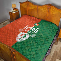 Irish Rugby Quilt Shamrock with Celtics Vibes The Half Style - Wonder Print Shop