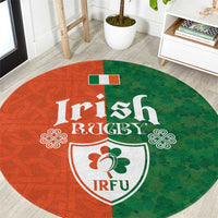 Irish Rugby Round Carpet Shamrock with Celtics Vibes The Half Style - Wonder Print Shop