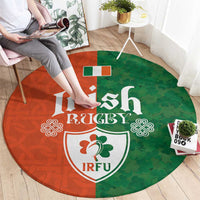 Irish Rugby Round Carpet Shamrock with Celtics Vibes The Half Style - Wonder Print Shop